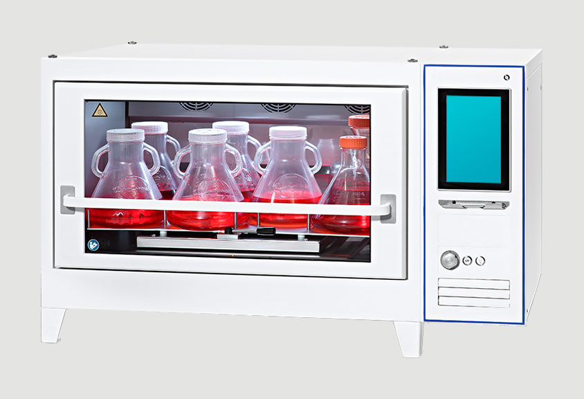 Stroj za stresanje za gojenje celičnih kultur v laboratoriju Kontron Electronics Schweiz Rotkreuz