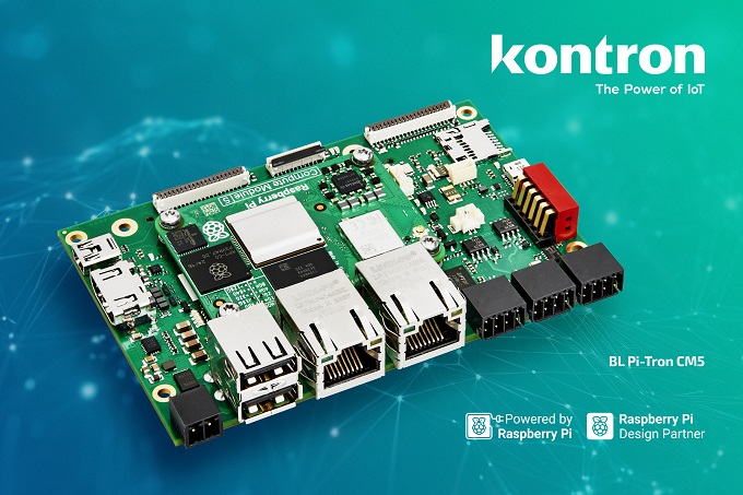 BL Pi-Tron CM5 Industrial-Board based on the latest Compute Module 5 from Raspberry Pi Ltd. 